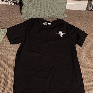 Dutch Bros Black Tee with Blue Graphic